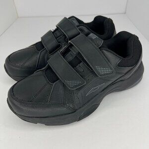 Avia Mens MNAV41ES216 Black Strap Non-Marking Low Top Size 8W Walking Shoes